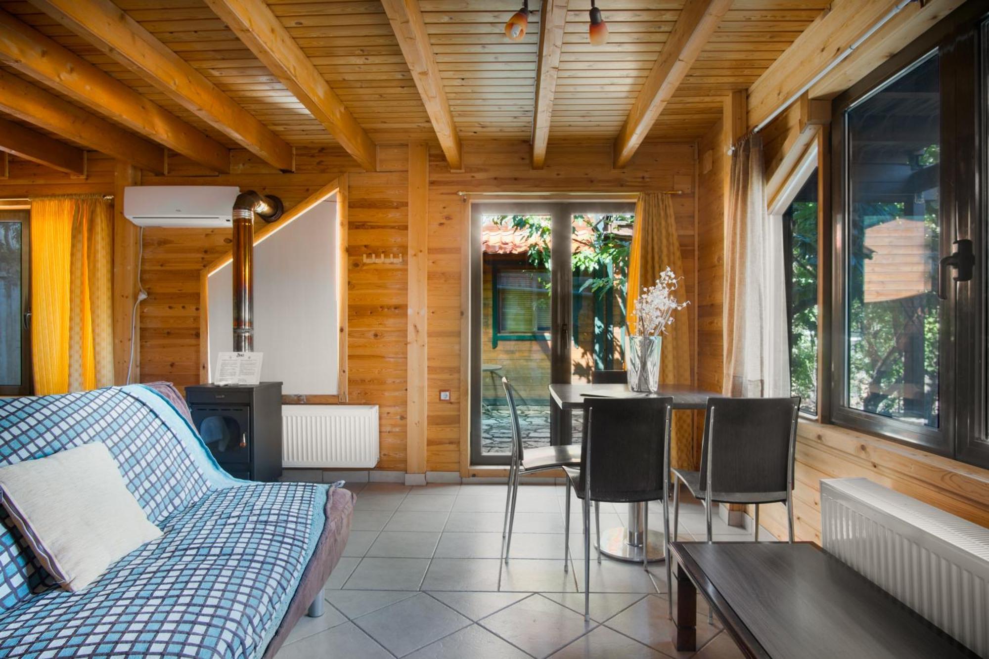 Zeus-Village Οικισμός Φινλανδικών Chalet Με Πισίνες & Γυμναστήριο Molos  Exterior foto