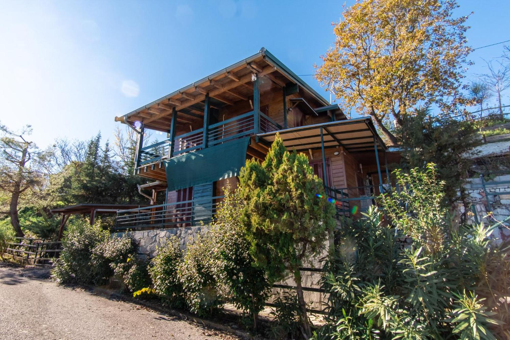 Zeus-Village Οικισμός Φινλανδικών Chalet Με Πισίνες & Γυμναστήριο Molos  Exterior foto